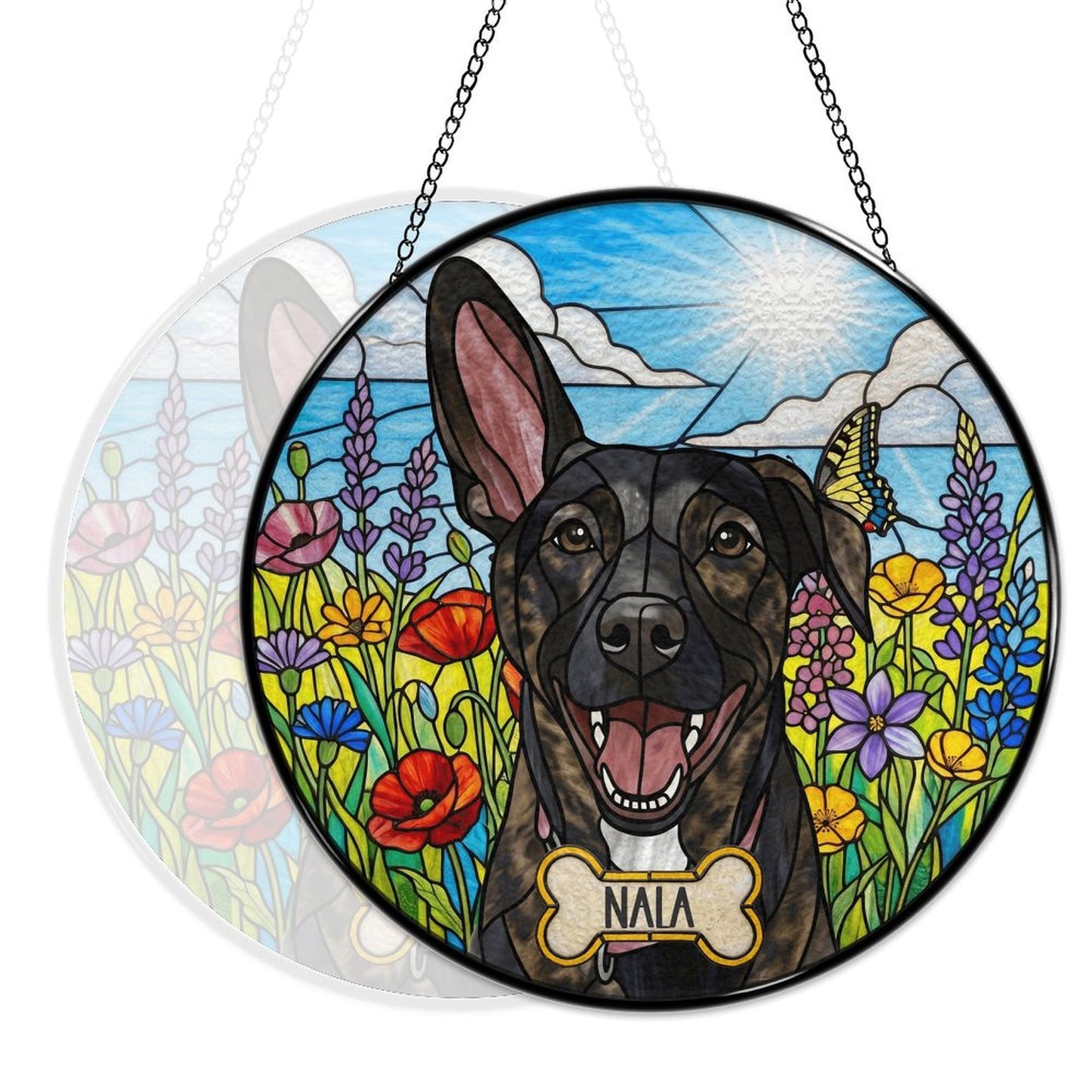 Design Stained Glass Suncatcher | Ships from USA