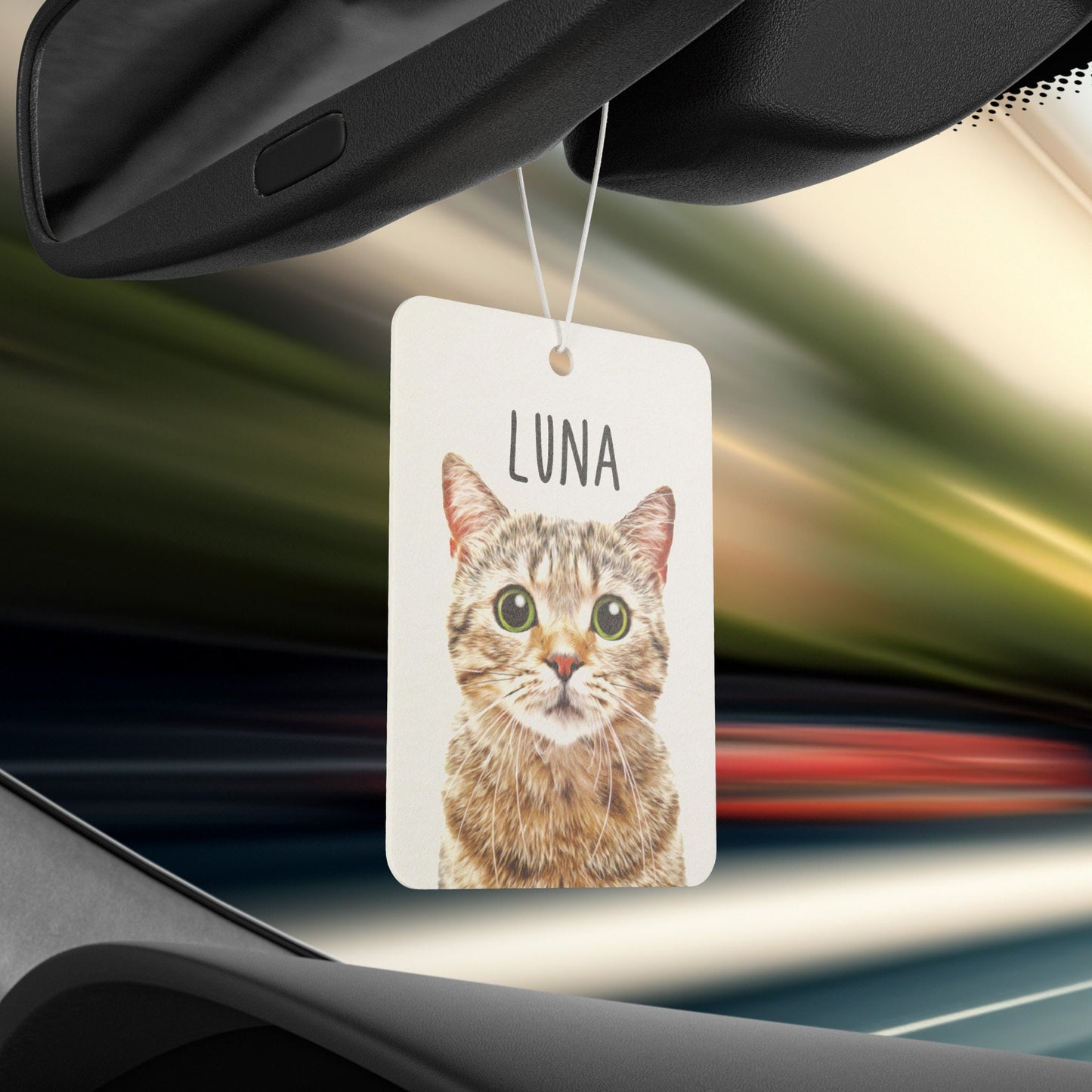 Custom pet air freshener from photo, Custom car freshener, Photo air freshener, Personalized gift for cat owner, Birthday Gift for dog dad
