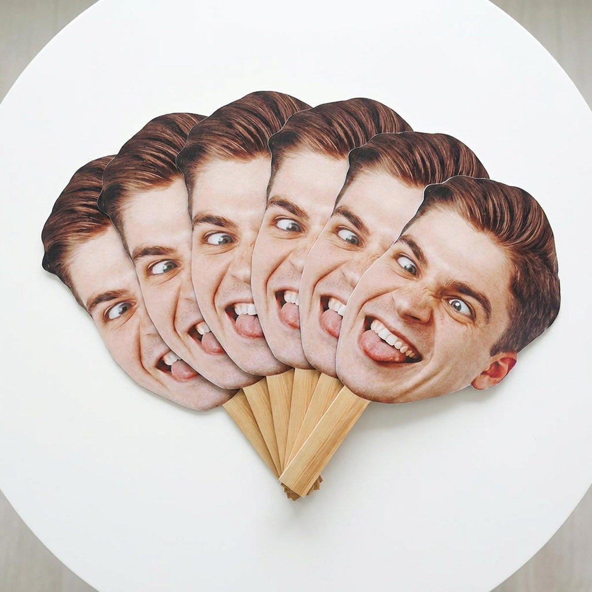 Custom Face On Stick, Personalized Big Head Cutout 12.2x9.8 11.8in