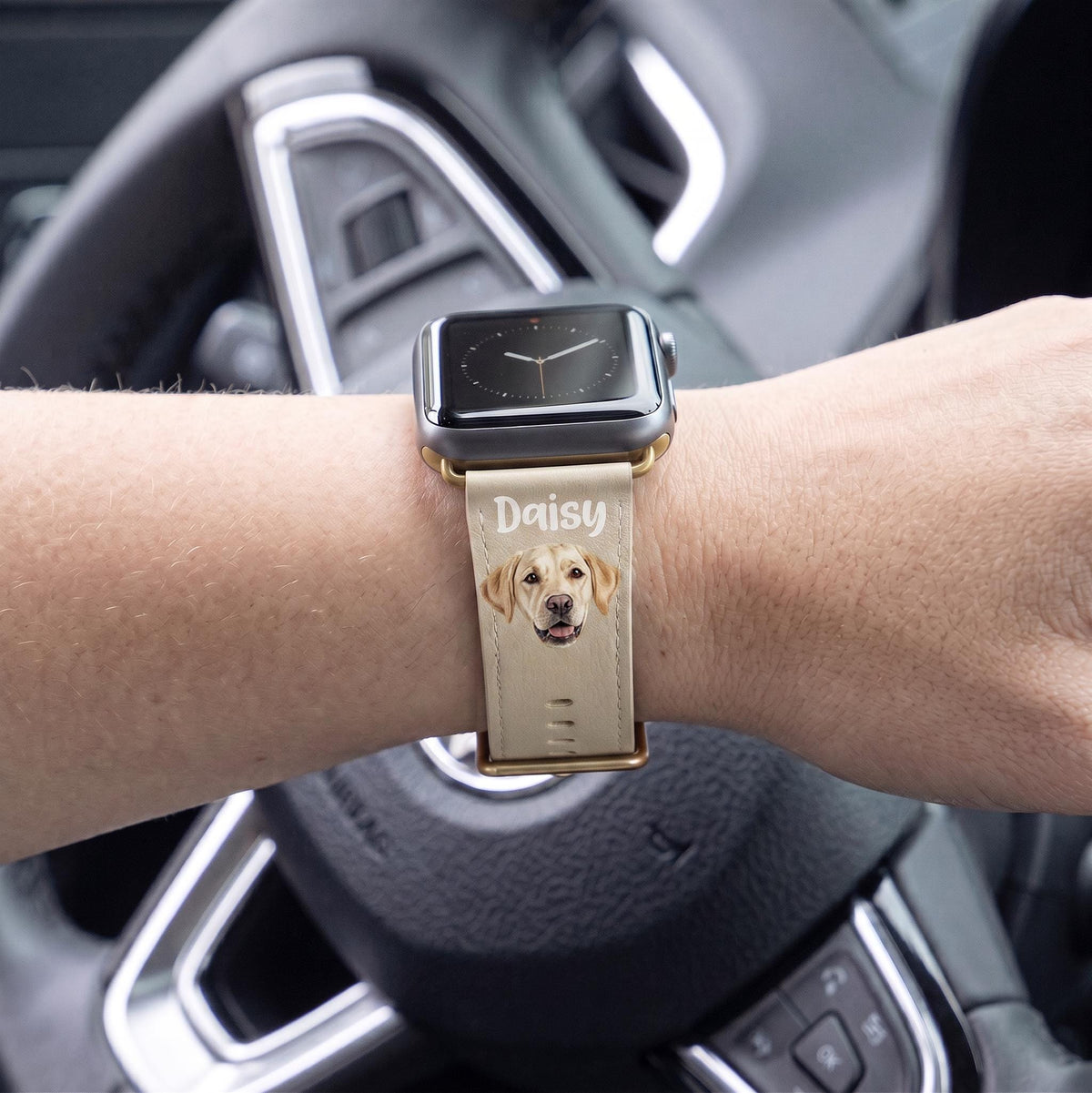 Custom Pet Watch Band, Personalized Apple Watch Strap 44mm Vegan!