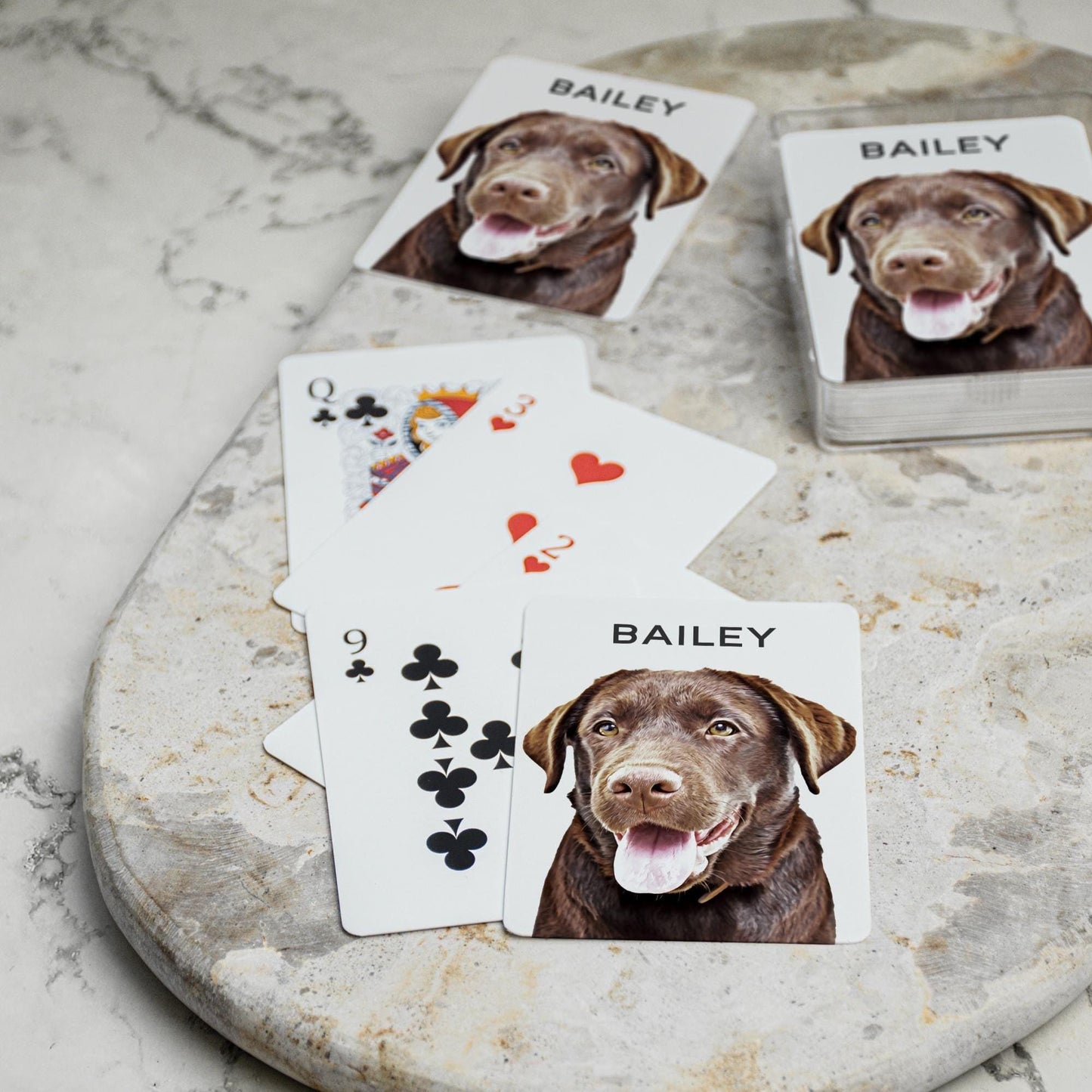 Custom Pet portrait Playing Poker Cards