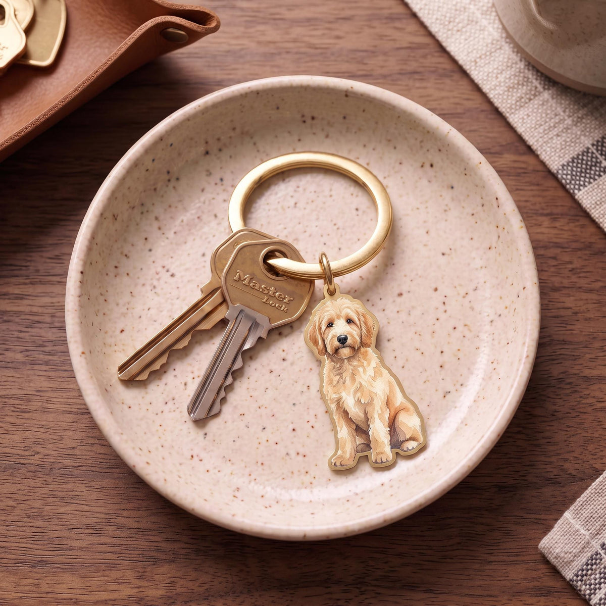 custom pet photo keychain, Stainless Steel 1" Portrait Charm Pets
