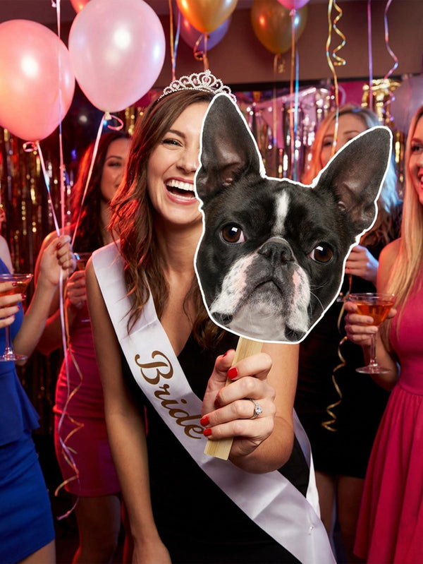 Custom Face On A Stick, Personalized Big Head Cutout Doggo 12.2x9.8