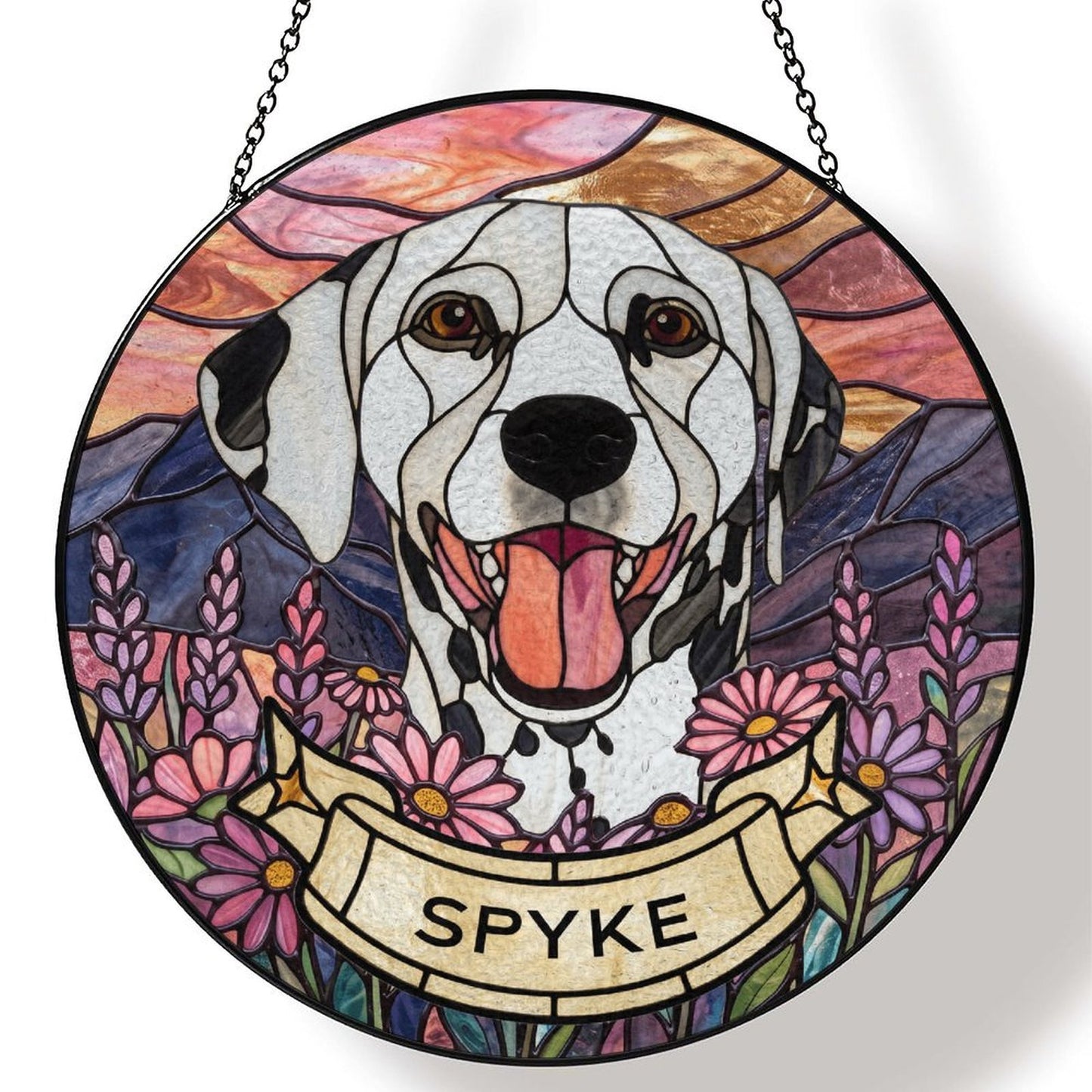 Design Stained Glass Suncatcher | Ships from USA