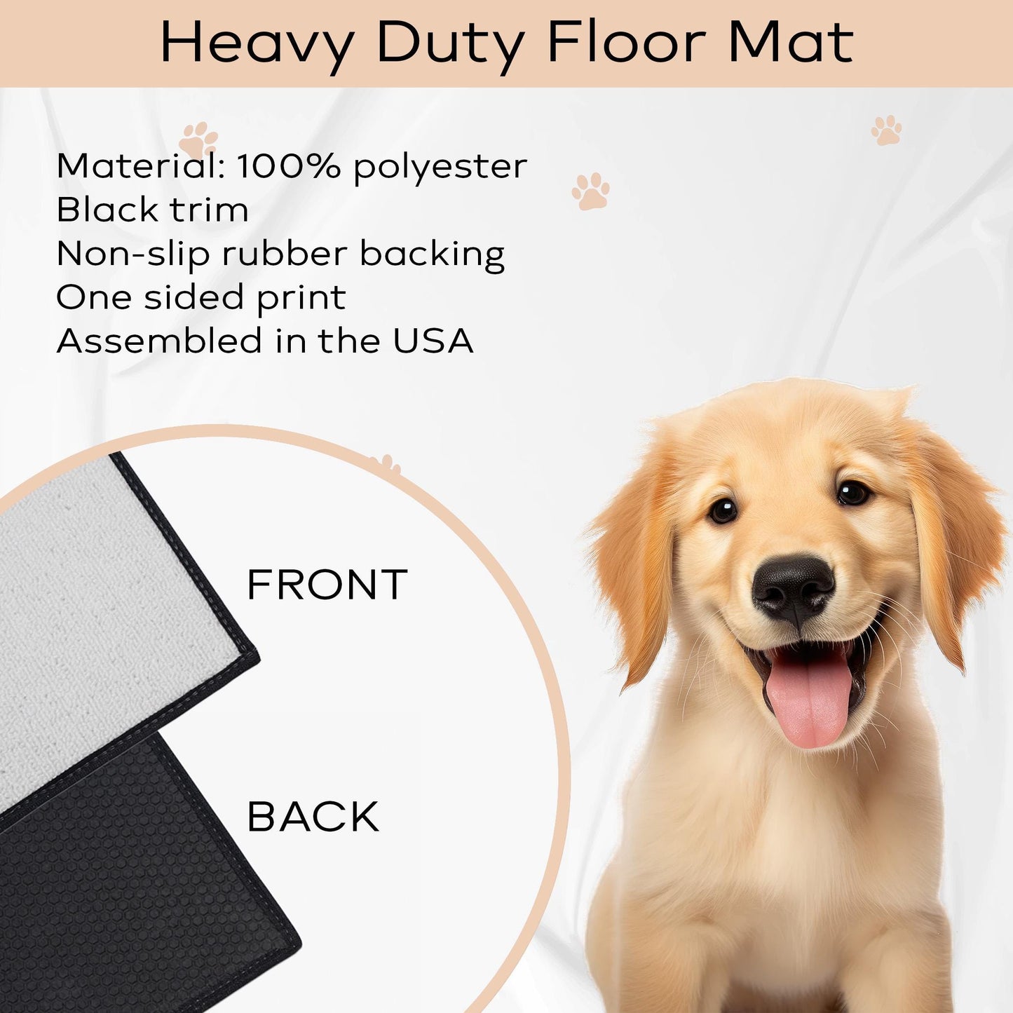 Custom Pet Doormat Mat Rubber
