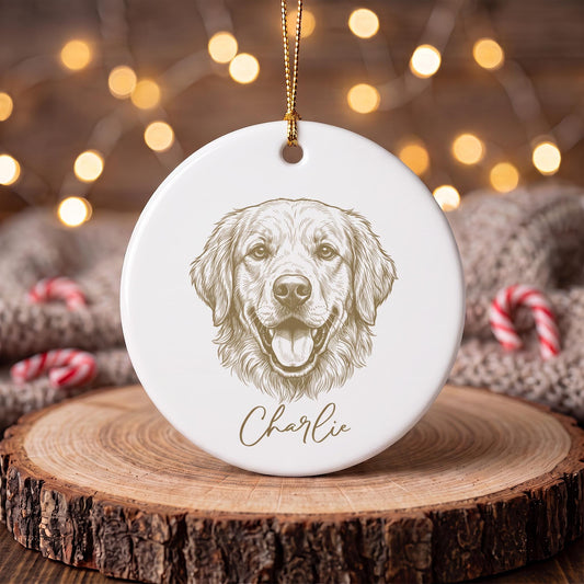 custom pet photo ornament, Personalized Pet Christmas Ornament 26