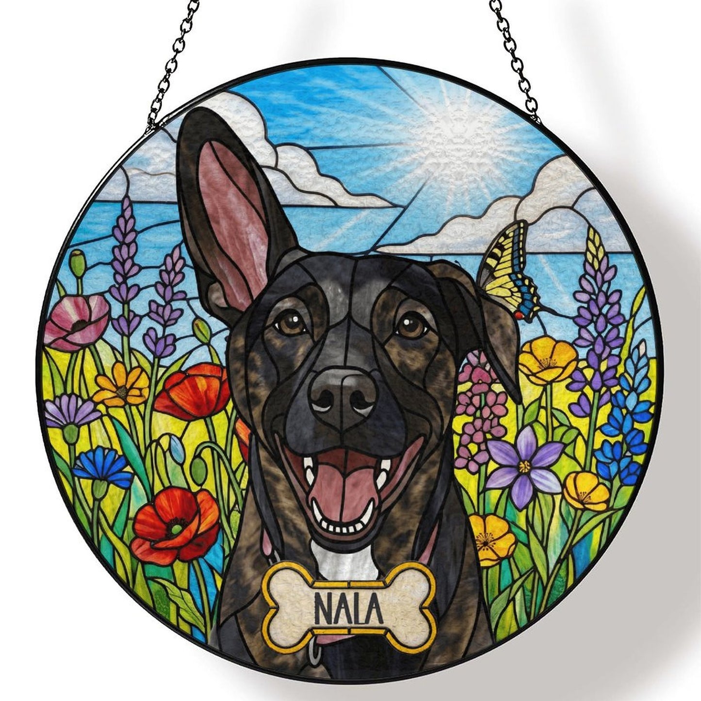 Design Stained Glass Suncatcher | Ships from USA