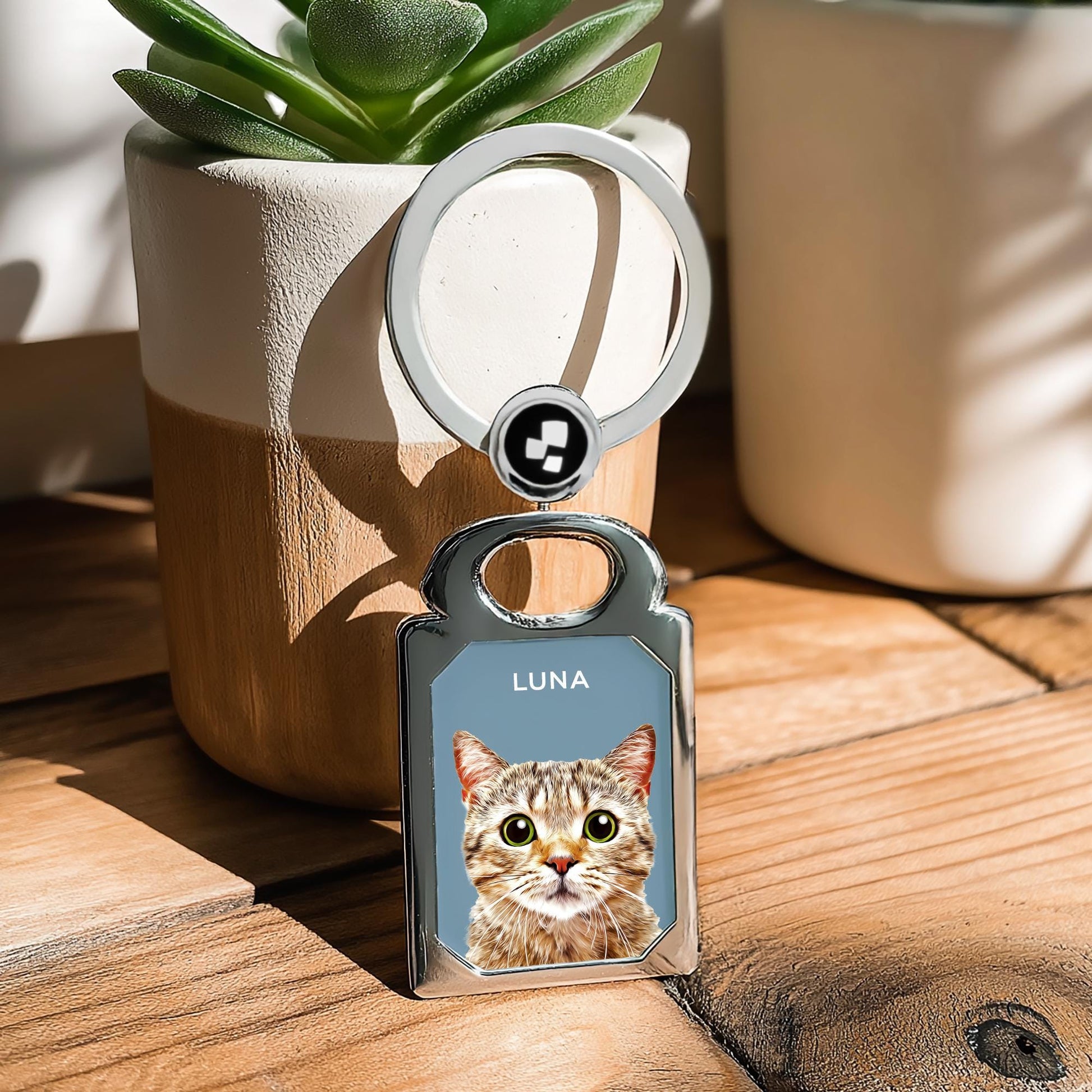 Custom Pet Keychain from Photo, Personalized Dog Keychain, Custom Dog Keychain, Pet Memorial Keychain, Custom Cat Keyring, Pet Portrait uve