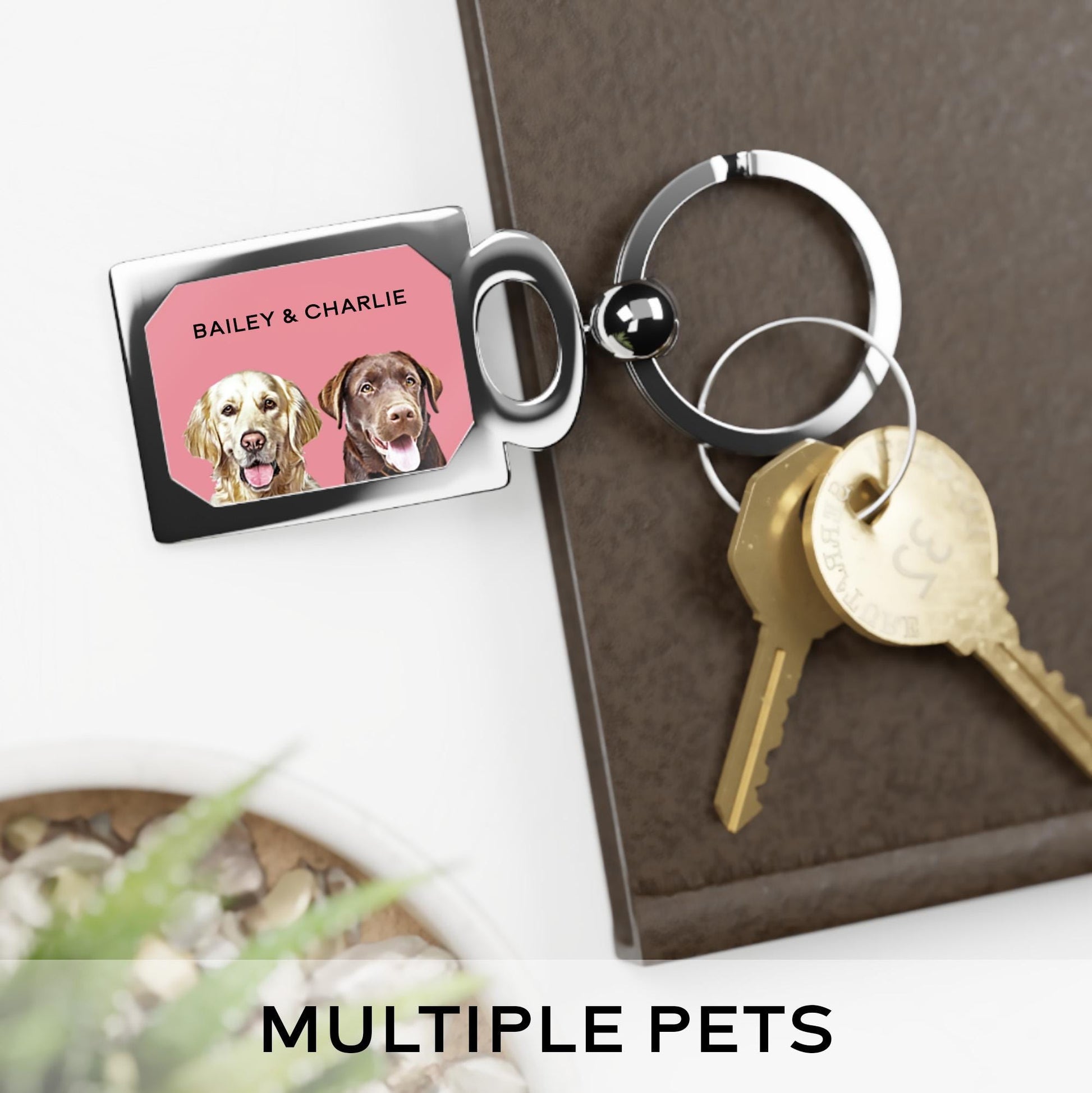 Custom Pet Keychain from Photo, Personalized Dog Keychain, Custom Dog Keychain, Pet Memorial Keychain, Custom Cat Keyring, Pet Portrait uve