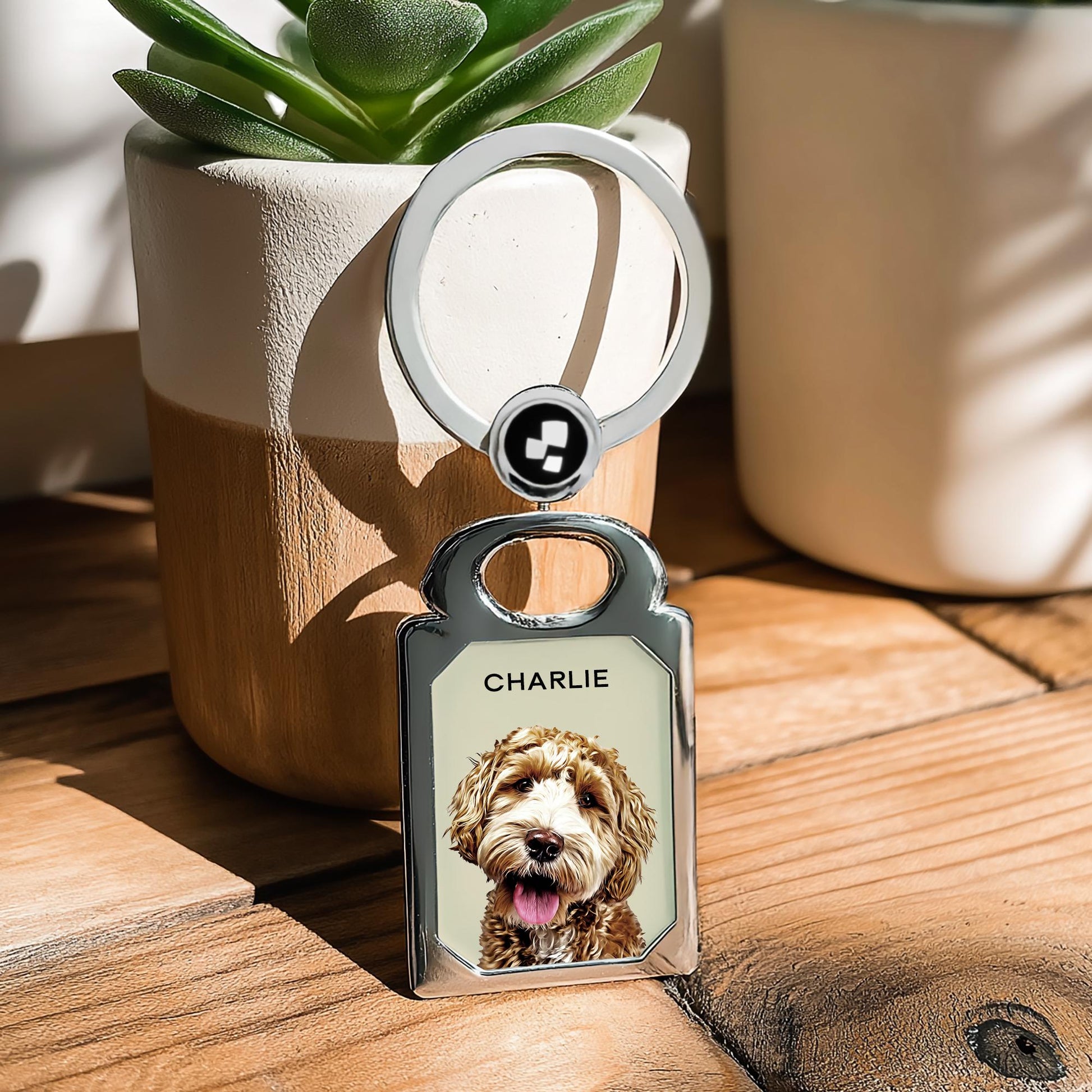 Custom Pet Keychain from Photo, Personalized Dog Keychain, Custom Dog Keychain, Pet Memorial Keychain, Custom Cat Keyring, Pet Portrait uve