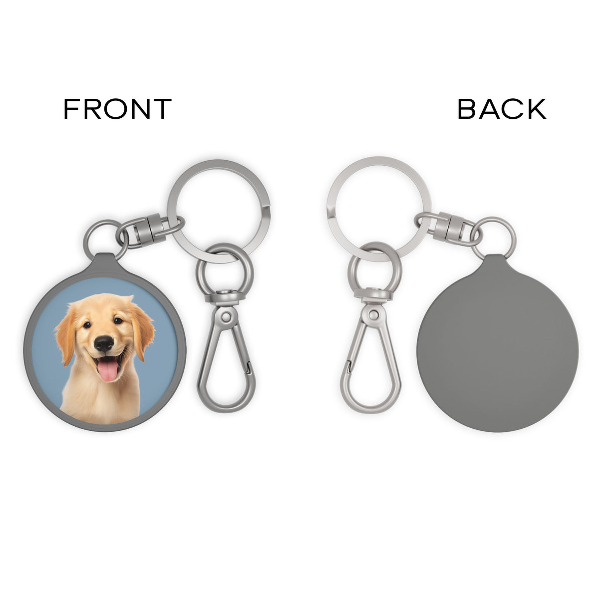 Custom Pet Keychain from Photo, Personalized Dog Keychain, Custom Dog Photo Keychain, Pet Memorial, Custom Cat Keyring, mothers day uve