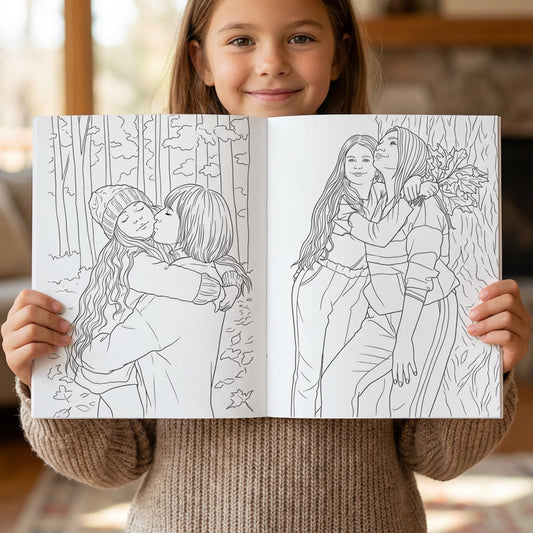 Custom Photo Coloring Book, 8.5x11 In, 26 Pages, Personalized Pet