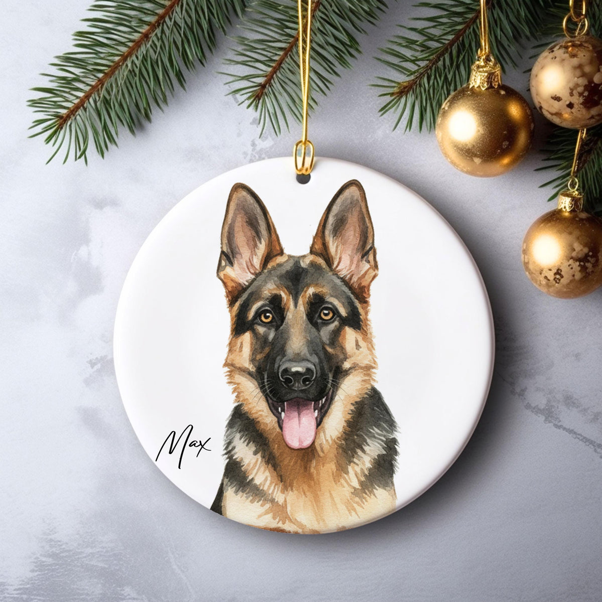 Custom Pet Photo Ornament, 3mm Porcelain Keepsake, Personalized++