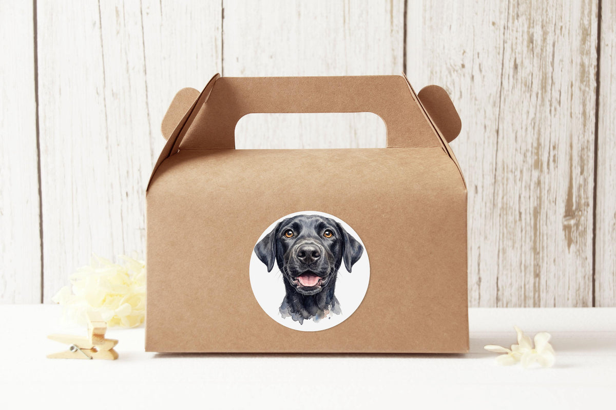 Custom Dog Stickers, Personalized 2"x2" 16-Count Vinyl Sheet USA.