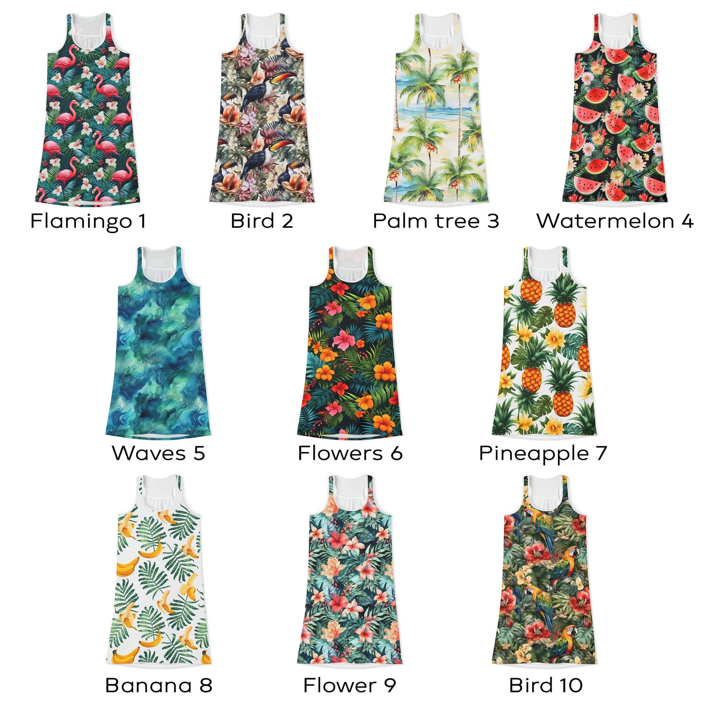 Custom Pet Hawaiian Beach Dress