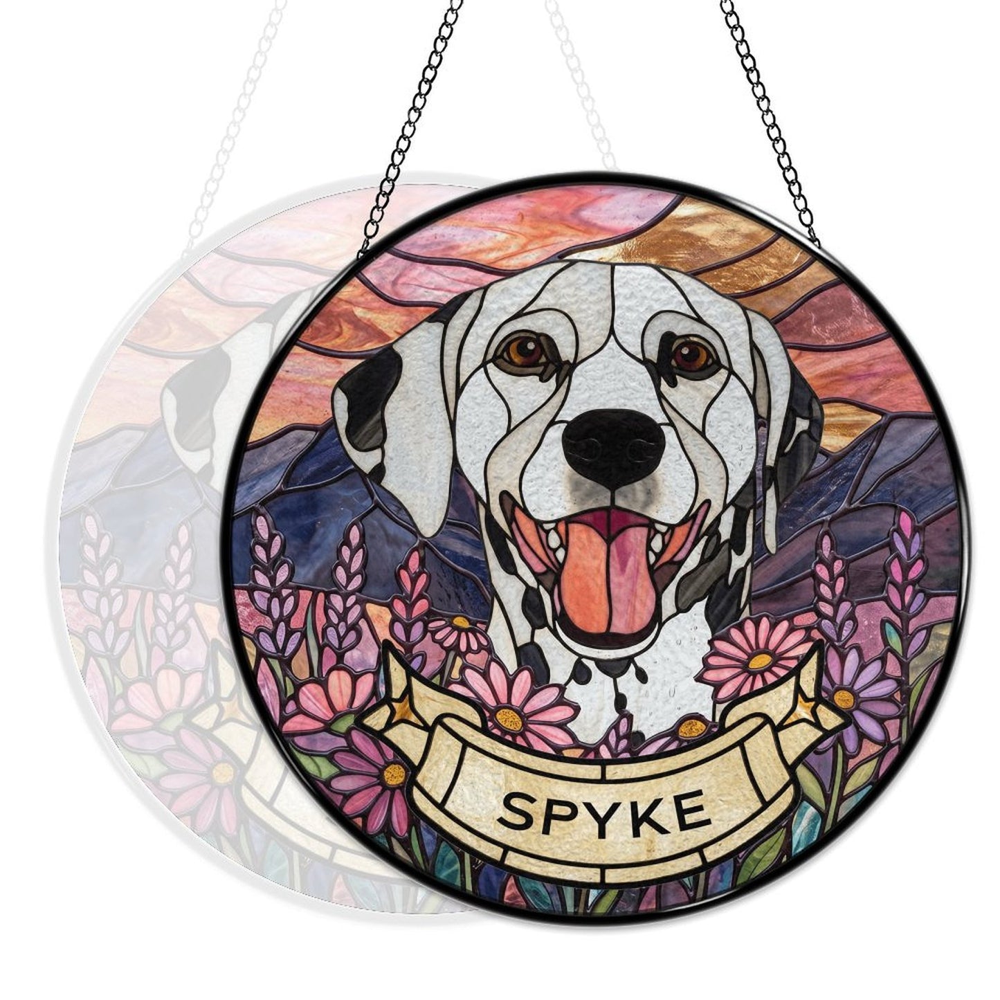 Design Stained Glass Suncatcher | Ships from USA