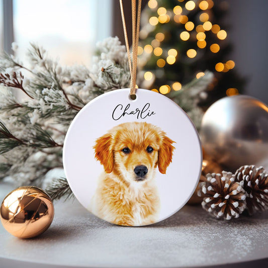 Custom Pet Christmas Ornament