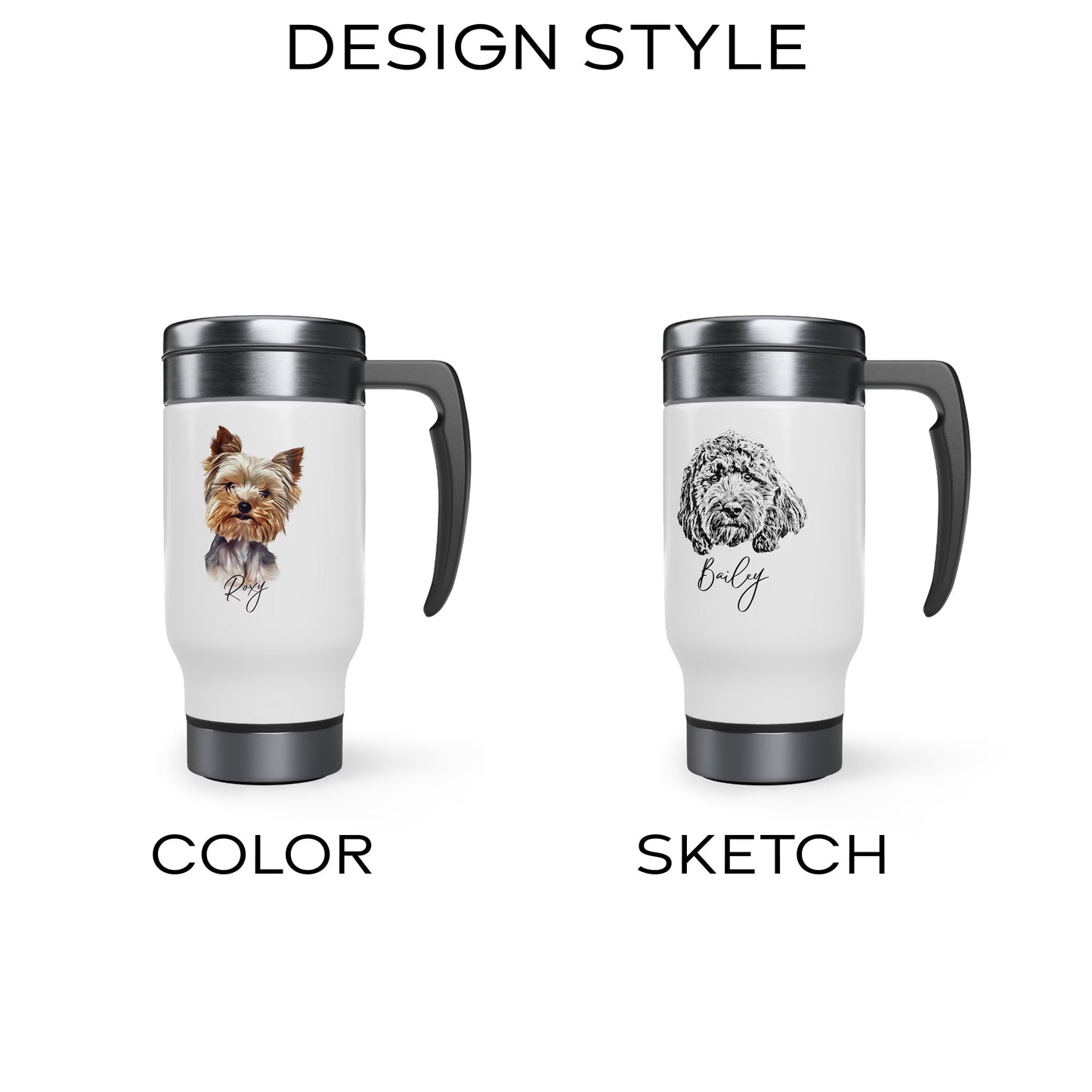 Custom Dog Cat Tumbler Mug