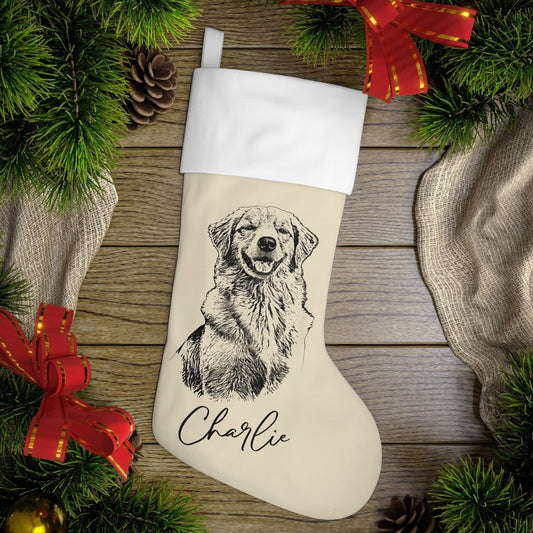 Dog Cat Christmas Stocking