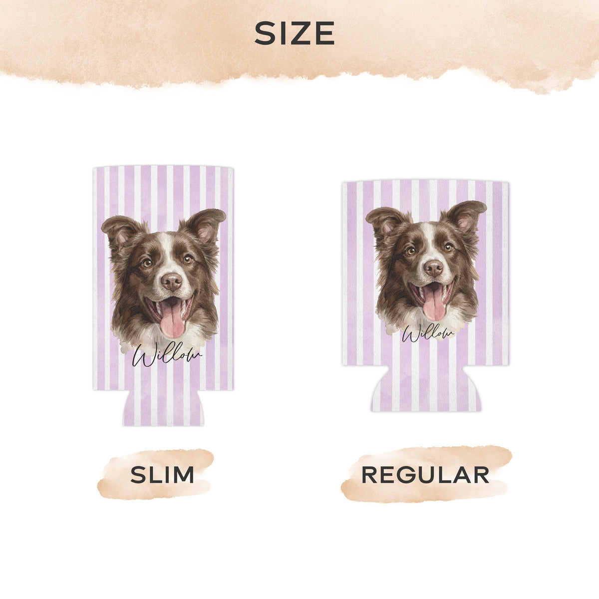 Custom dog can cooler, Custom pet portrait Can Cooler, Personalized Unique Gift For Pet Lover, Sketch of Puppy or Cat from Photo uve