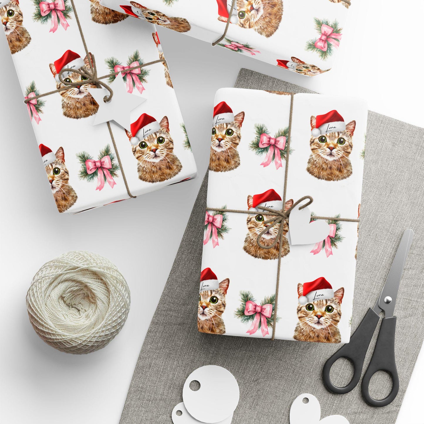 Custom Dog Wrapping Paper – Personalized Pet Gift Wrap | Festive Christmas & Birthday