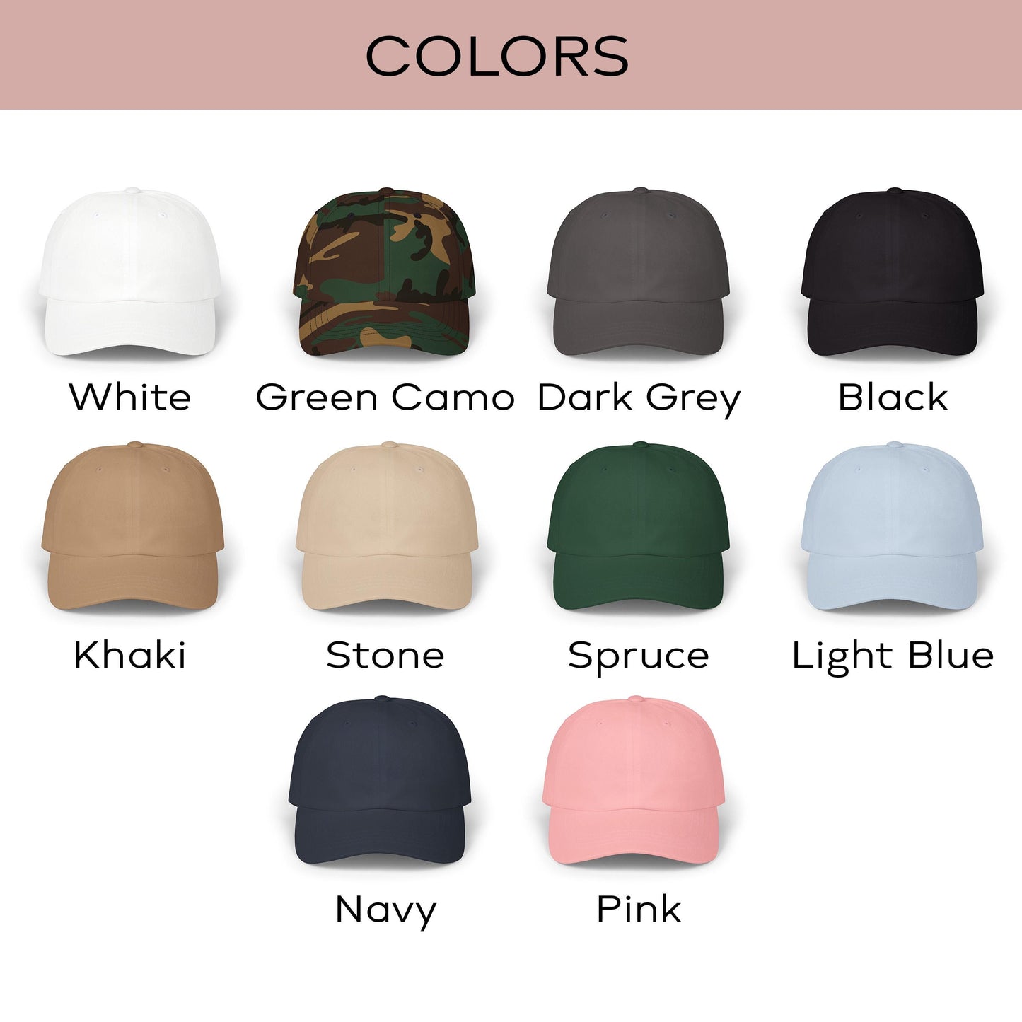 Custom EMBROIDERED Dog Ears Outline hat + Name