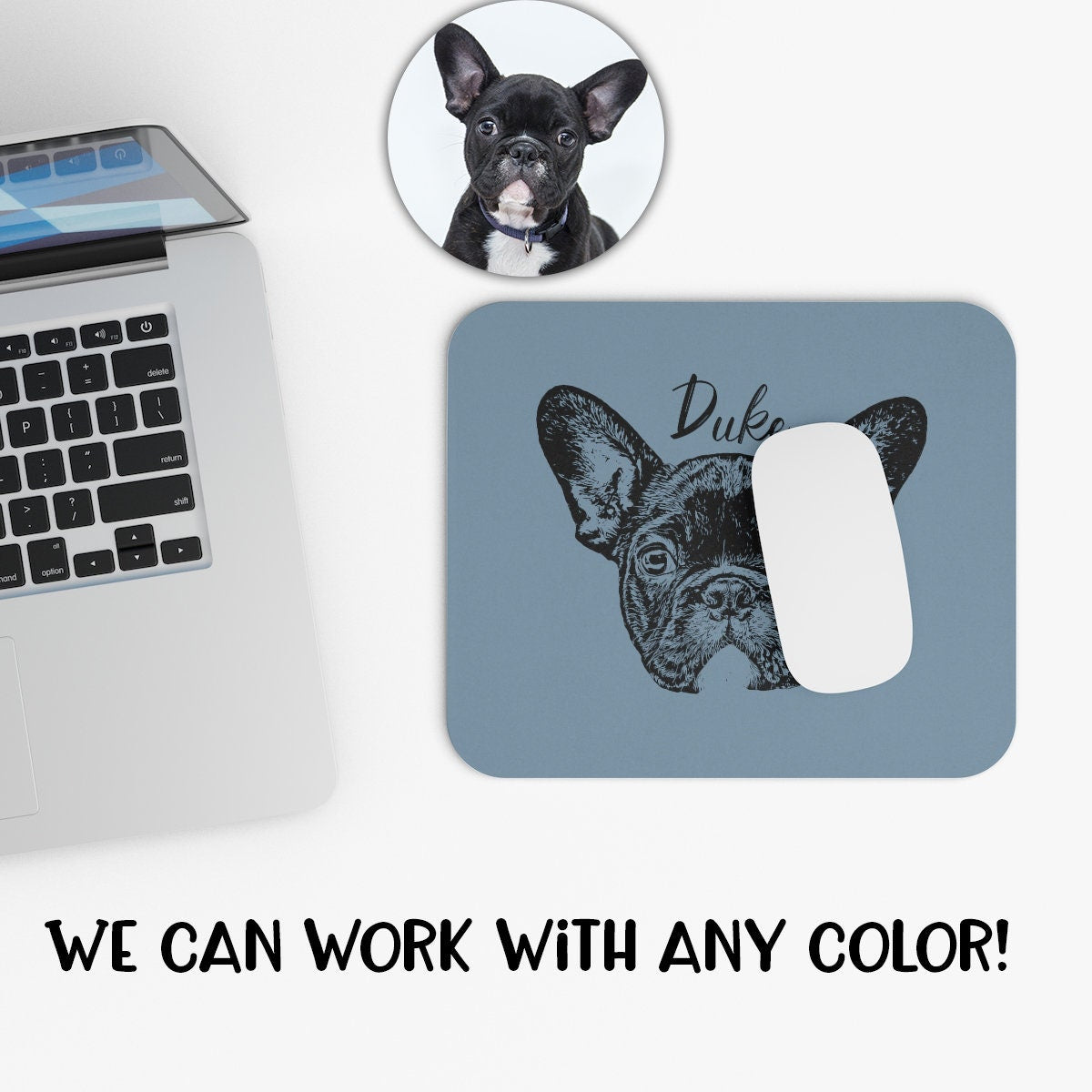 Custom Pet Dog design Mouse Pad