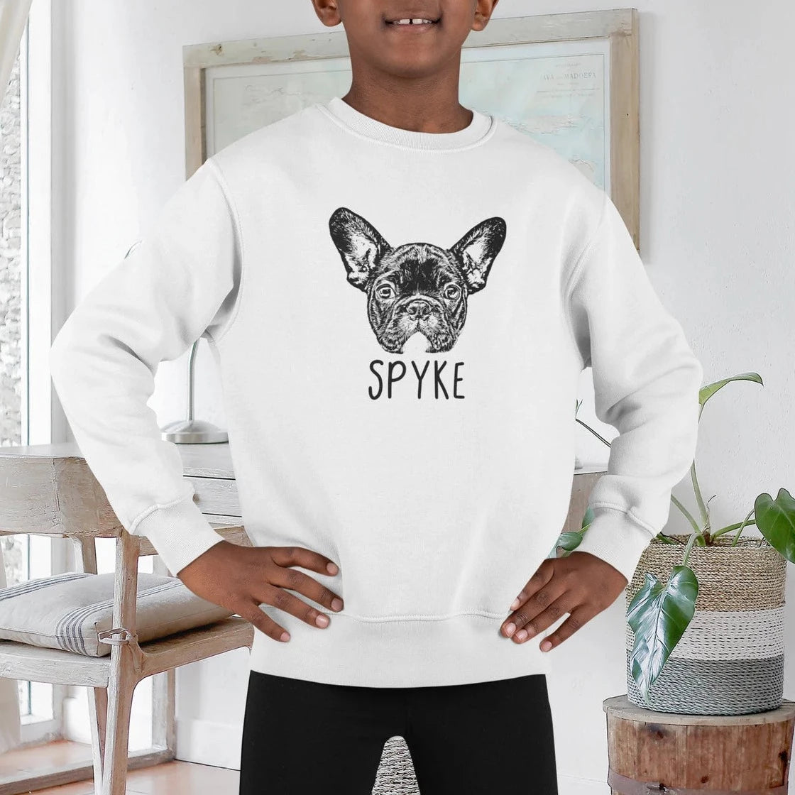 Custom Pet Crewneck Sweatshirt - Youth Size