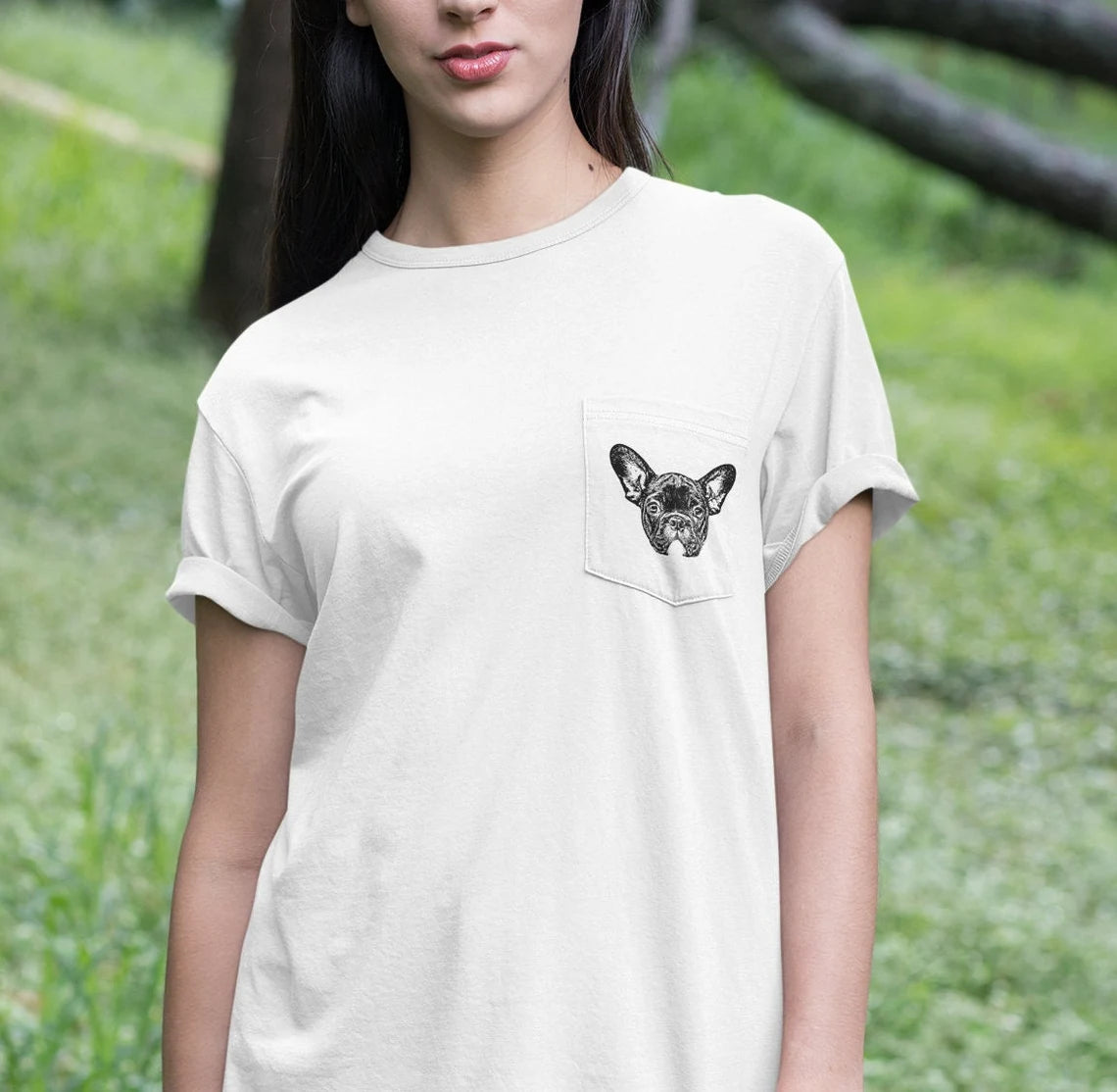 Unisex Pocket Dog Tee Shirt