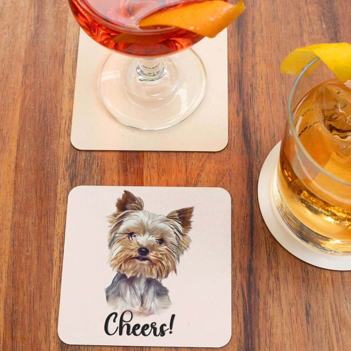 Custom Pet Wedding Coasters