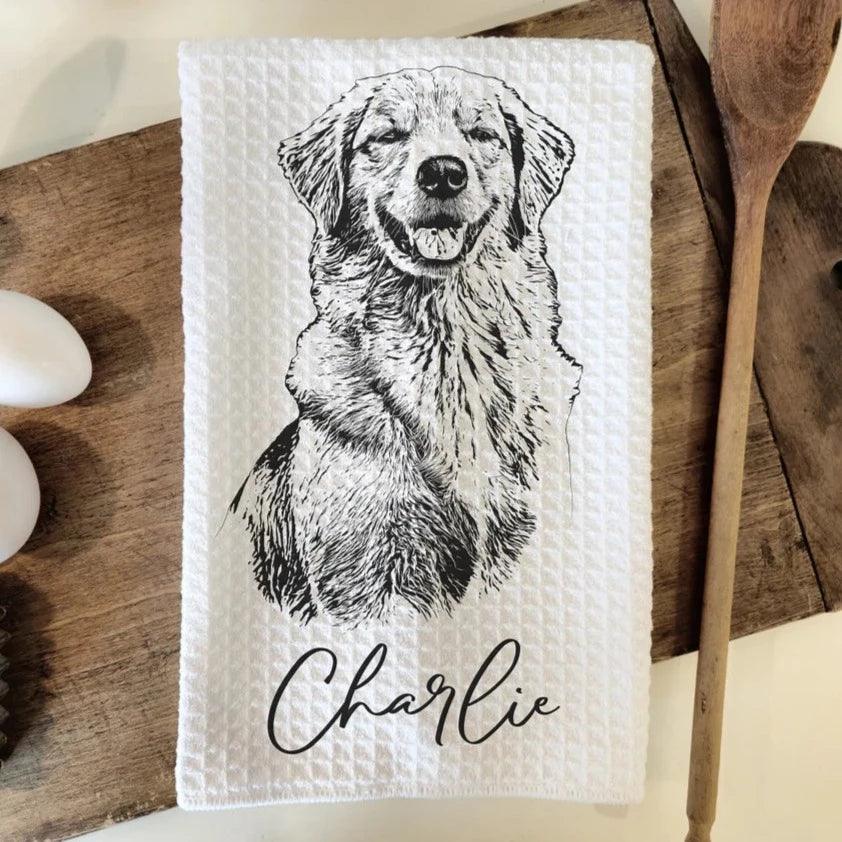 Custom Pet Tea Towel