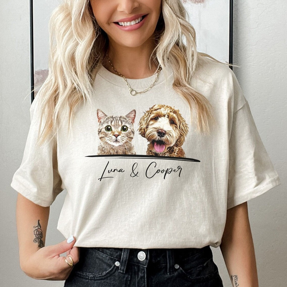 Custom Pet Portrait Shirt