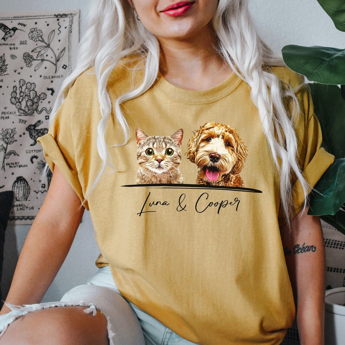 Custom Pet Portrait Shirt