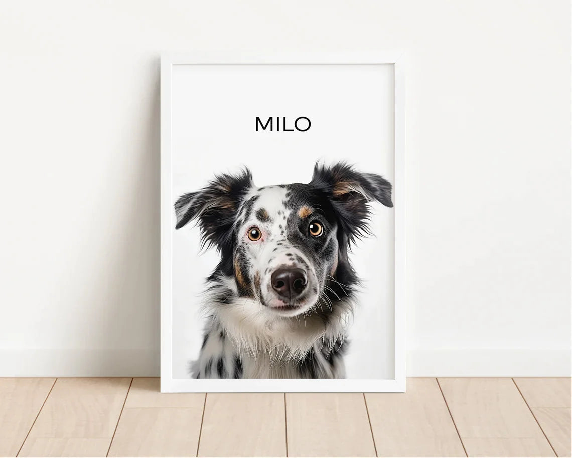 Custom Pet Portrait Poster