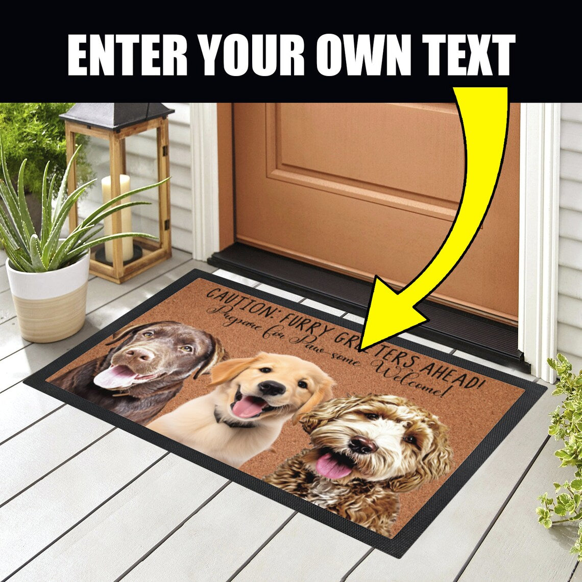 Custom Pet Doormat Entry Rug