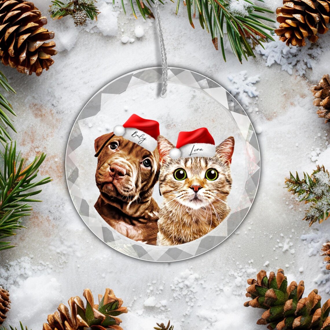 Personalized Pet Christmas Ornament