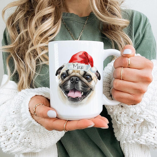 Custom Pet Watercolor Coffee Mug
