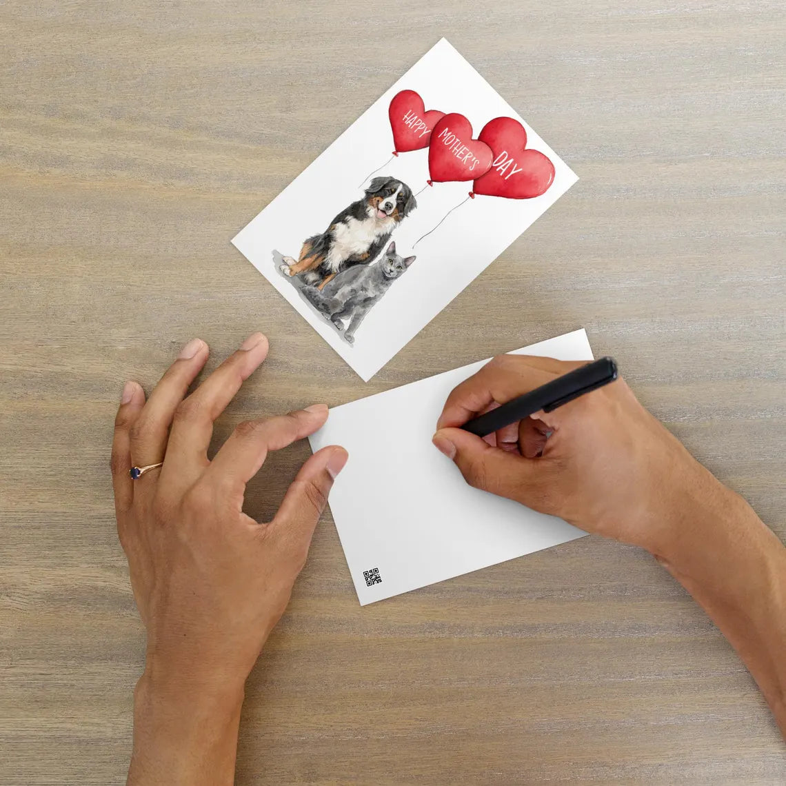 Custom Pet Mother's Day Birthday Greeting Card