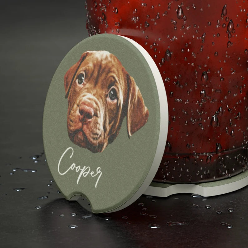 Custom Pet Car Coasters