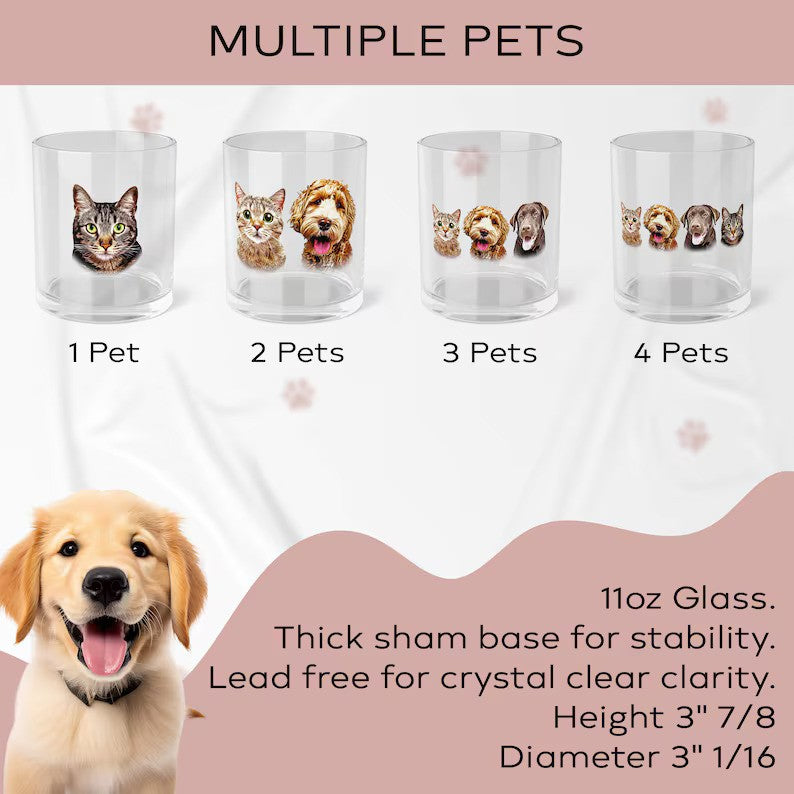 Custom Pet Bar Whiskey Glass