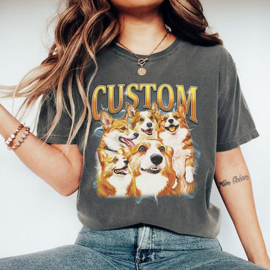 Custom Comfort Colors® Pet Retro TShirt