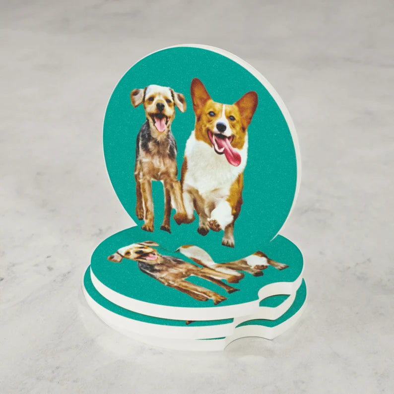 Custom Pet Car Coasters