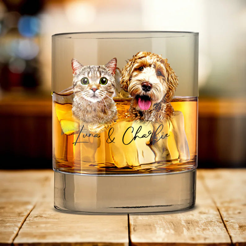 Custom Pet Bar Whiskey Glass