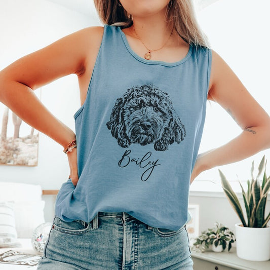 Custom Pet Comfort Colors Tank Top