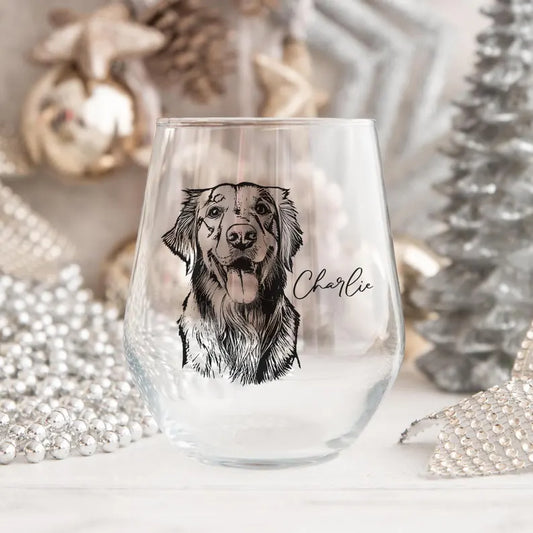 Custom Pet Wine glass