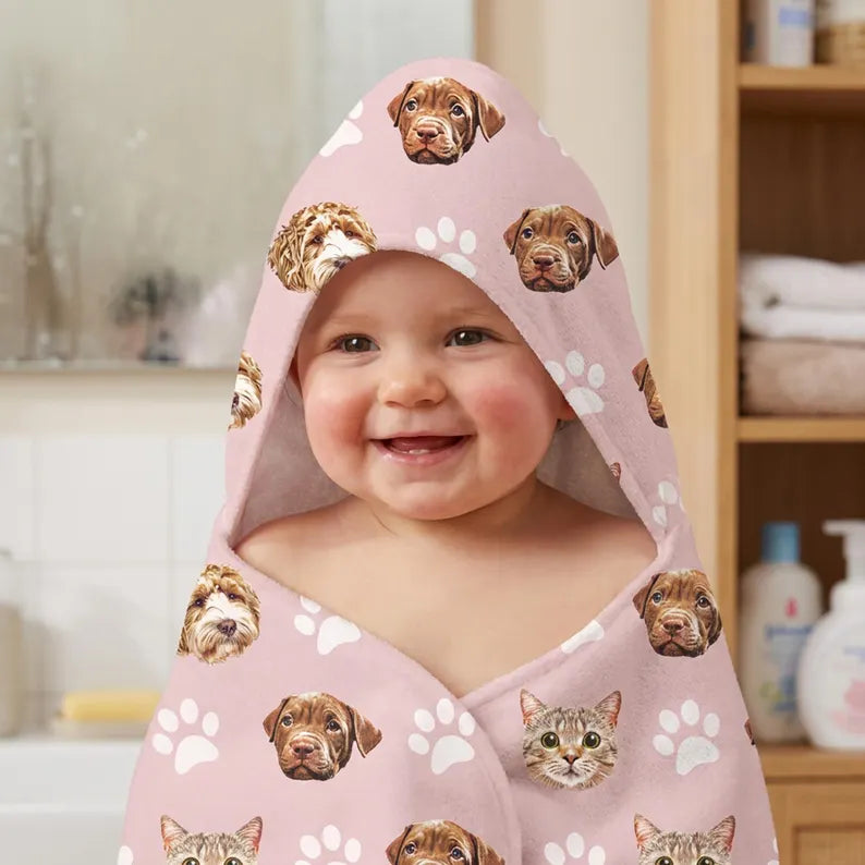 Personalized Hooded Baby Towel