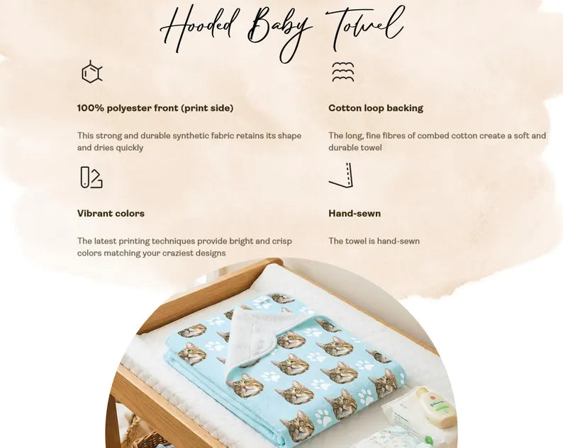 Personalized Hooded Baby Towel