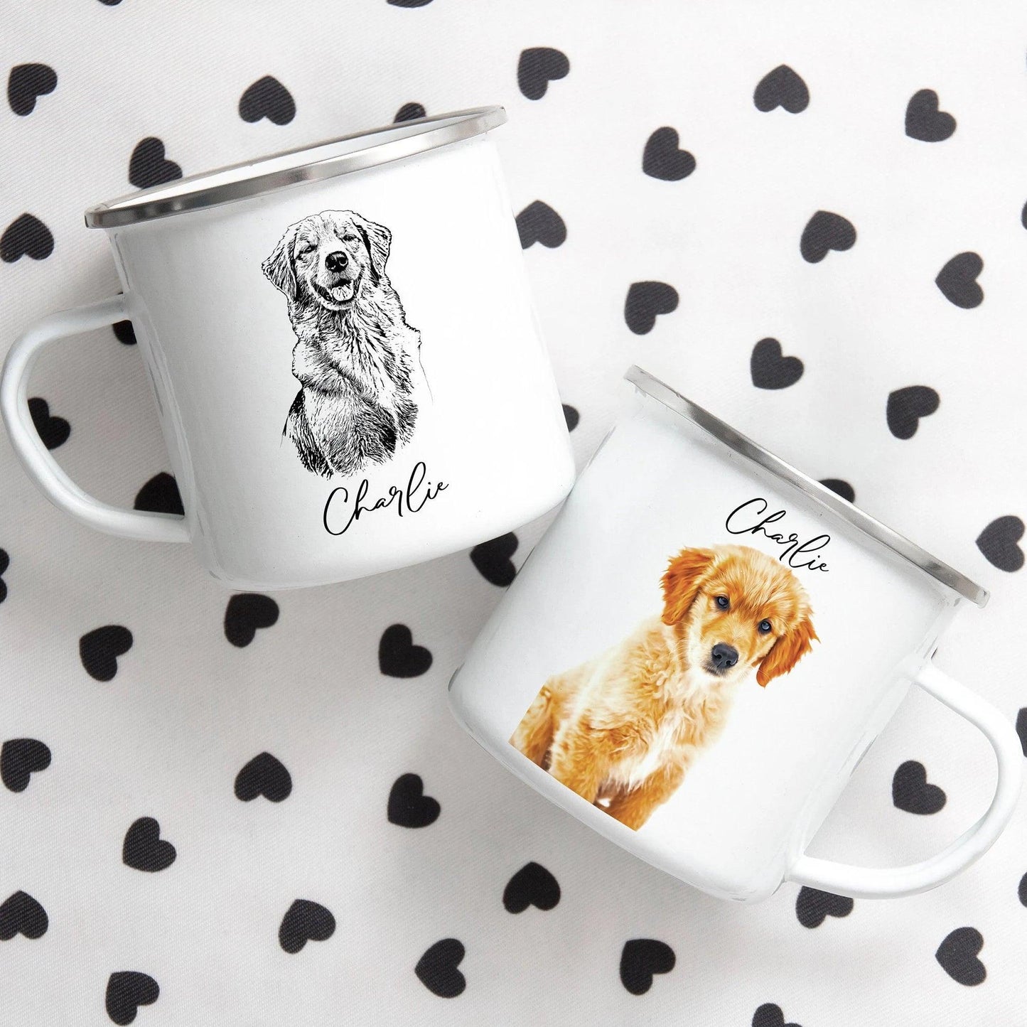 Custom Pet Enamel Camp Mug