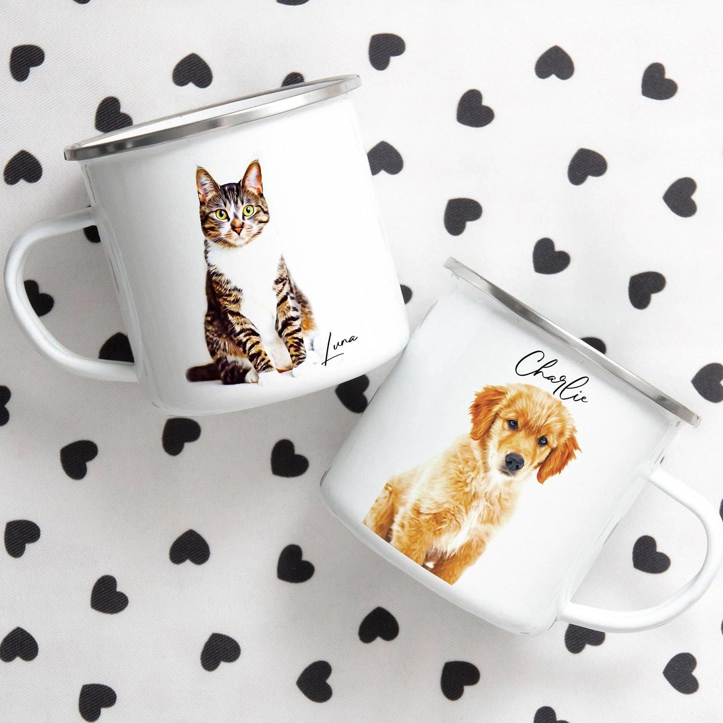 Custom Pet Enamel Camp Mug