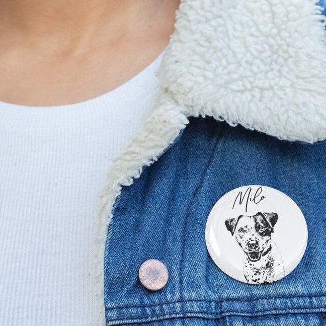 Custom Pet Enamel Pin Button